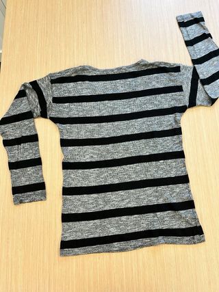 Camiseta de rayas manga larga