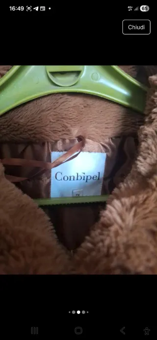 Giubbotto Conbipel cammello