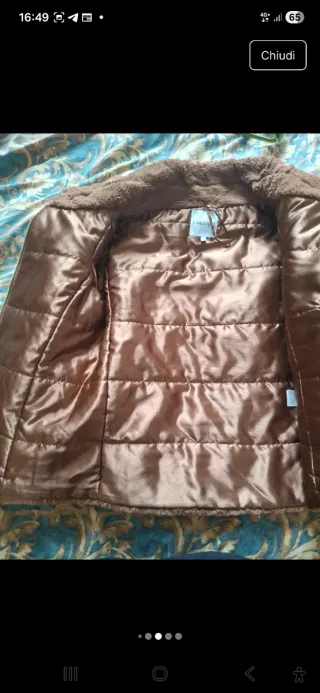 Giubbotto Conbipel cammello