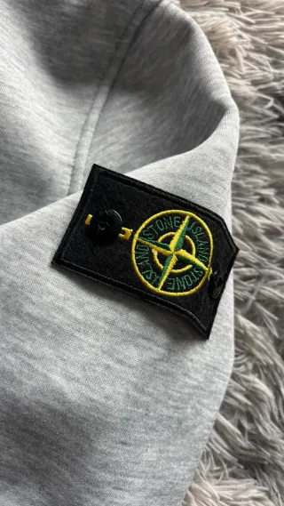 Sudadera Stone Island Gris Talla S