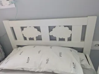 Cama infantil Ikea Kritter + colchón y cajones