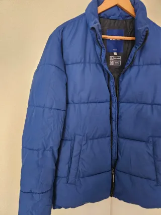 Chaqueta acolchada azul hombre