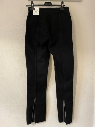 Pantalón vaquero negro Zara (Split Skinny)