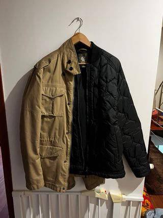 Casaco Timberland Bege e Preto