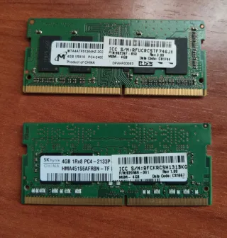 2 Memorias RAM SODIMM 4GB PC4