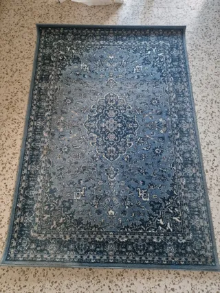 Alfombra estilo persa azul