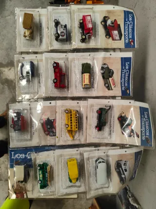 Maquetas de camiones y obras