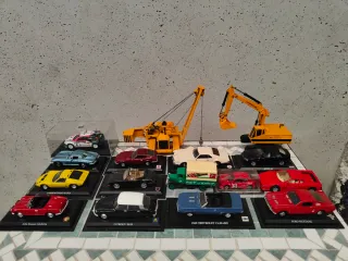 Maquetas de camiones y obras