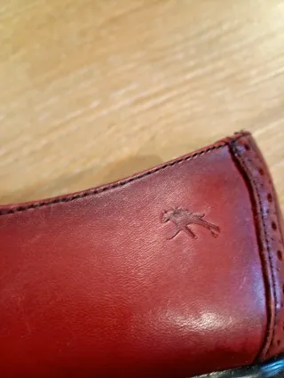 Zapatos Fluchos Mujer Piel Burdeos