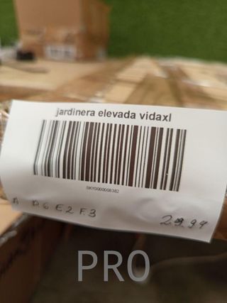 Jardinera elevada 160x80x77cm acero