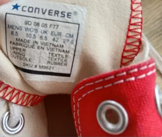 Zapatillas Converse Rojas