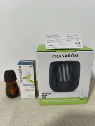Difusor Pranarom POP + 2 aceites esenciales