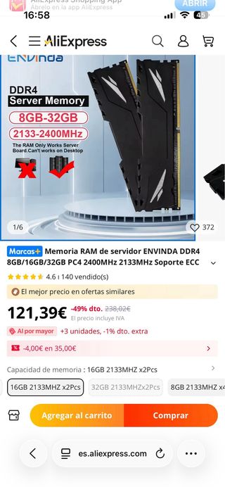 PC Servidor/Gamer con RGB