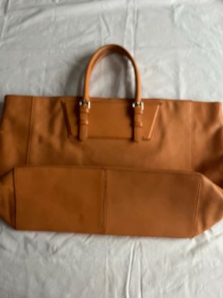 Bolso de piel color Camel