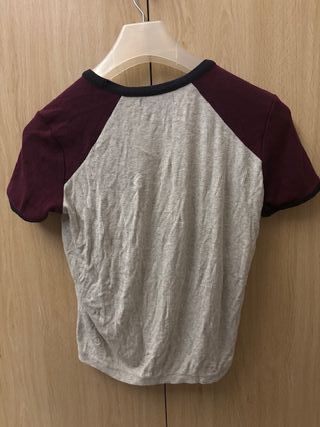 Camiseta mujer Bershka de algodón