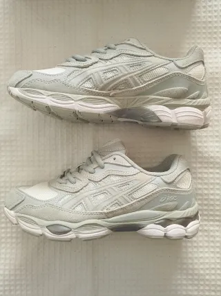 Asics Gel NYC Gris y Blanco