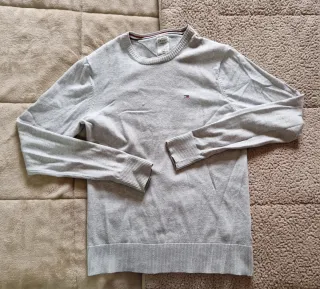 Maglioncino Tommy Hilfiger Grigio Uomo