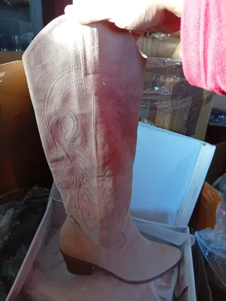 Stivali da donna beige