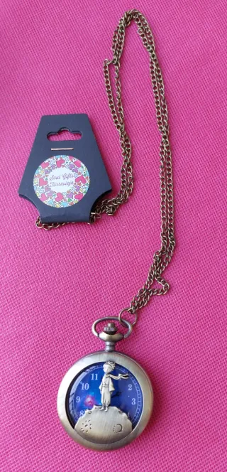 Reloj Bolsillo El Principito Bronce
