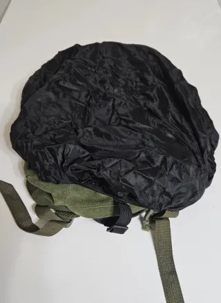 Mochila Barley loneta vintage verde