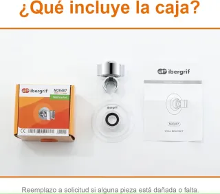 Soporte Alcachofa Ducha Ibergrip Sin Tornillos