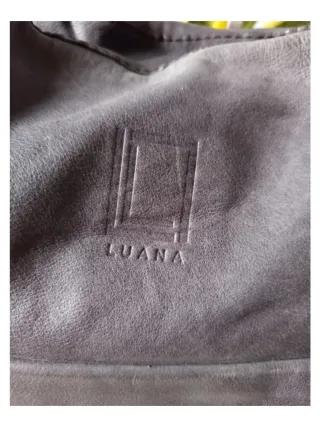 Borsa Luana vera pelle grigio