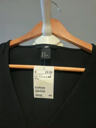 Mono negro H&M talla 42