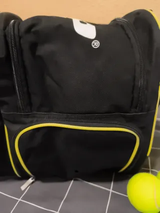 Paletero Pádel Dunlop Tour Series Negro/Amarillo