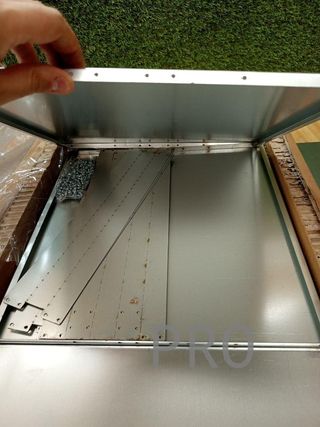 Jardinera acero 280x40x40cm - vidaXL