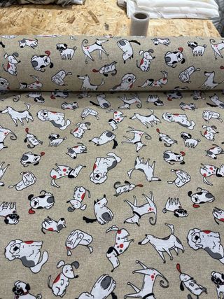 Scampolo di cotone con stampa 150x280