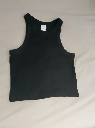 Conjunto 2 Camisetas sin manga Zara Mujer
