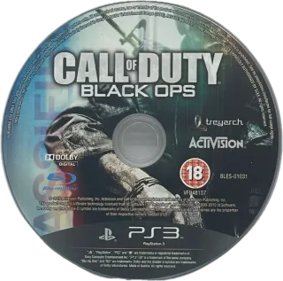 Call of Duty Black Ops PS3 Solo CD, senza confezione.