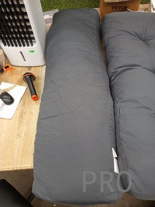 Cojines sofá palet gris - 2uds