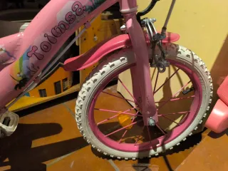 Bicicleta infantil rosa 16"