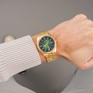 Orologio Casio Uomo Oro Quadrante Verde