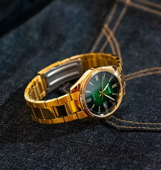Orologio Casio Uomo Oro Quadrante Verde