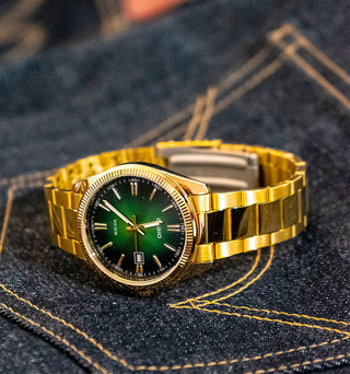 Orologio Casio Uomo Oro Quadrante Verde