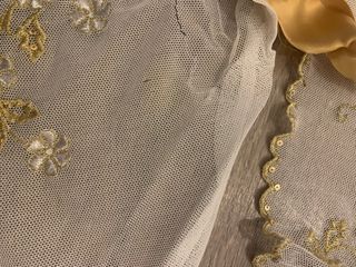 Manteletas Falleras Doradas y Blancas