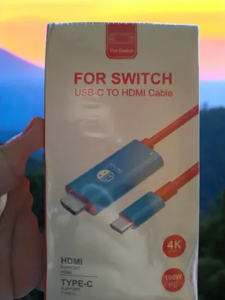 Cable USB-C a HDMI para Nintendo Switch