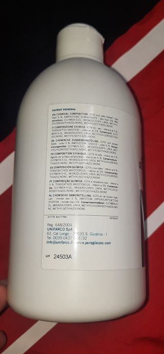 PureGlasses – Detergente Igienizzante per Occhiali