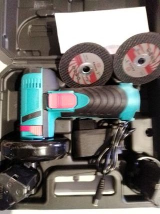 Mini radial litio 2 baterías 2000mAh + 2 discos