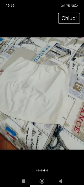 Completo pizzo trine e merletti con sottogonna