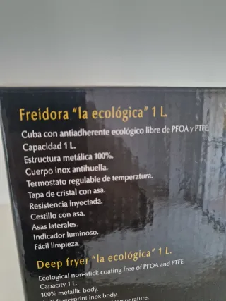 Freidora Jata 1L sin PFOA