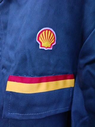 Casacca da lavoro Shell vintage fondo magazzino