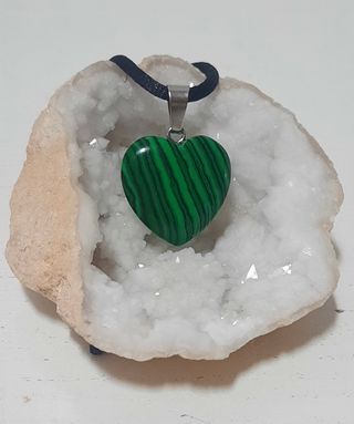 Colgante Corazón Malaquita