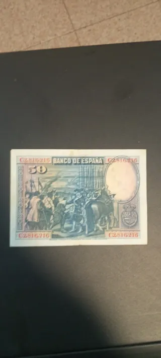 Billete 50 Pesetas Banco de España