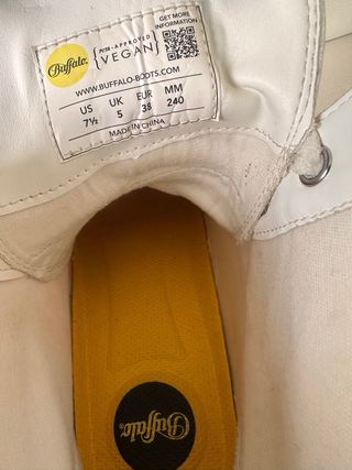 Buffalo Aspha Rld Stivali Donna Bianco