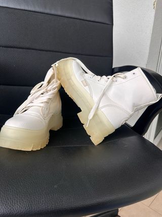 Buffalo Aspha Rld Stivali Donna Bianco