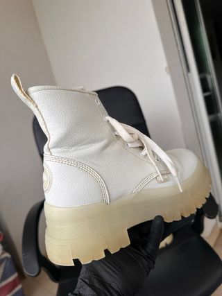 Buffalo Aspha Rld Stivali Donna Bianco