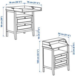 Cambiador Cómoda IKEA Blanco